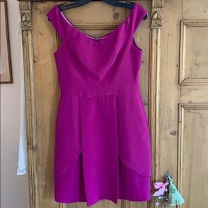 Bright fuschia dress